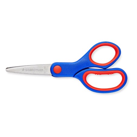 Staedtler Noris 965 - Ciseaux de Sécurité - Poignée Souple Ergonomique - Lames Émoussées - 14cm
