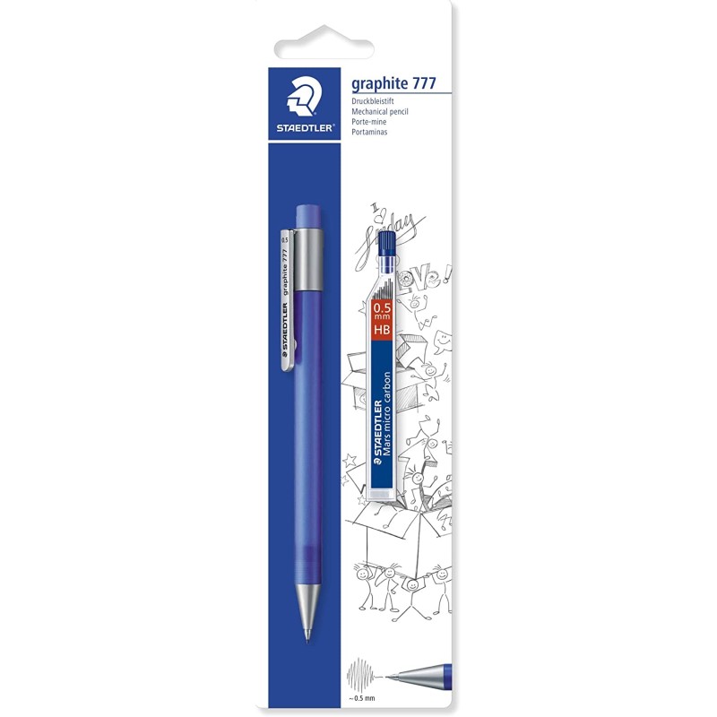 Portemine 0,5 mm avec mines Staedtler Portemine 0,5 mm avec mines Staedtler