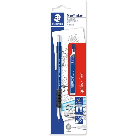 Portemine bleu Staedtler Mars Micro