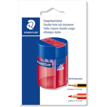 Taille-crayon double usage en plastique - Staedtler 512

