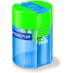 ✅ LOT de 10 Staedtler 10 taille-crayons avec dépôt couleur en stock