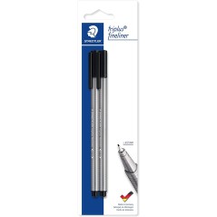 ✅ Staedtler Triplus 334 Lot de 2 stylos couleur en stock