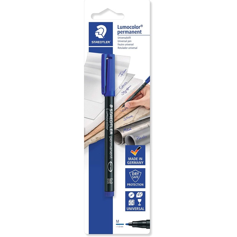 Marqueur permanent fin 1 mm Staedtler Lumocolor 317 - pour surfaces