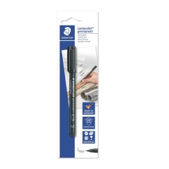 ✅ Staedtler Lumocolor Permanent 313 Marqueur permanent à pointe fine - Ligne 0,4 mm - Pour presque toutes les s en stock