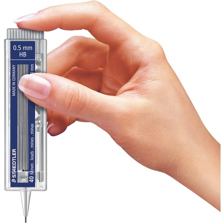 Distributeur de mines Staedtler Micro Carbon 255 0,5 mm 40 pièces
