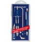 Compas de précision Staedtler Mars 552 02 - Diamètre maximum 350 mm - Boussole à réglage rapide - Pieds articulés - Aiguille