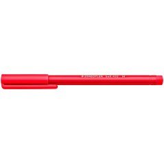 stylo bille rouge Staedtler capuchon