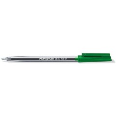 stylo bille argent capuchon vert