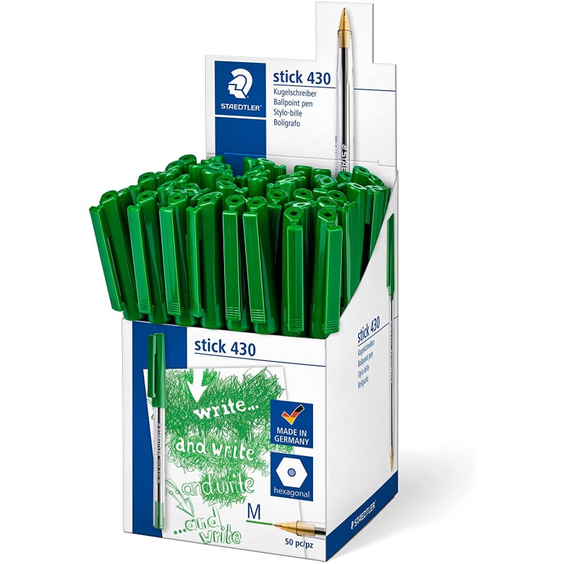 Stylo bille Staedtler Stick 430 lot de 50 Stylo bille Staedtler Stick 430 lot de 50