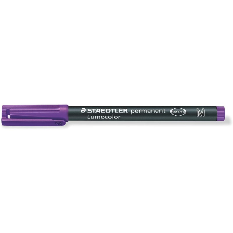 Marqueur permanent Staedtler Lumocolor 317 - Lot de 10 - Pointe ronde