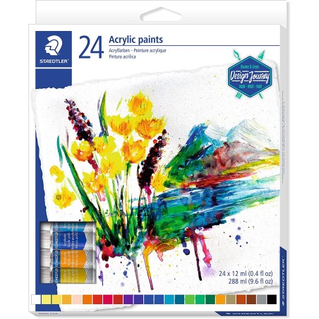 Staedtler 24 tubes peinture acrylique