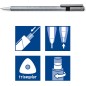 Porte-mine Staedtler Triplus Micro 774 lot de 10 Porte-mine Staedtler Triplus Micro 774 lot de 10