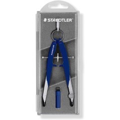 compas bleu Staedtler en étui