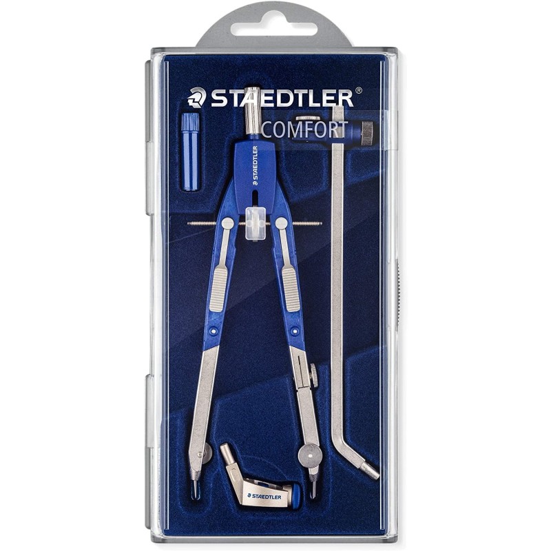 Staedtler Mars 552 02 Compas de Précision - Pieds Articulés - Réglage Rapide Staedtler Mars 552 02 Compas de Précision - Pieds Articulés - Réglage Rapide