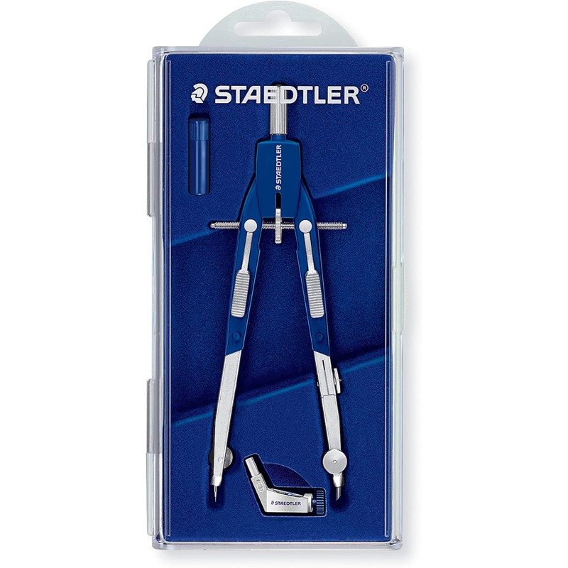 Staedtler Mars 552 01 Compas de Précision - Pieds Articulés - Réglage Rapide