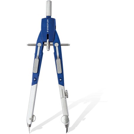 Staedtler Mars 552 01 Compas de Précision - Pieds Articulés - Réglage Rapide