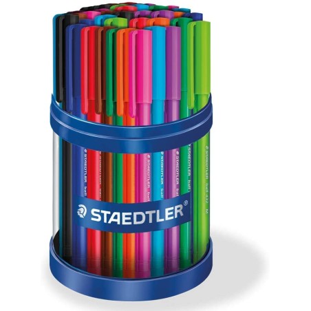 Pot cylindrique marqueurs colorés Staedtler