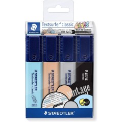 Surligneurs pastel Staedtler lot 4