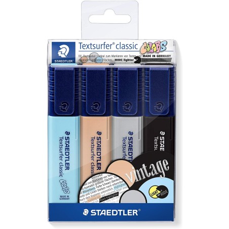 Surligneurs pastel Staedtler lot 4