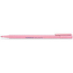 surligneur rose Staedtler grip plastique