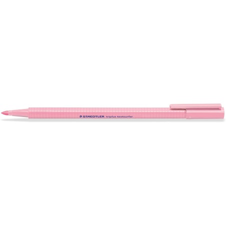 surligneur rose Staedtler grip plastique