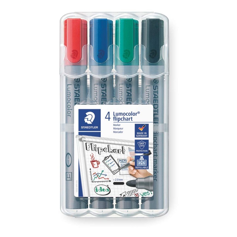 LOT de 4 Staedtler Lumocolor Permanent LOT de 4 Staedtler Lumocolor Permanent