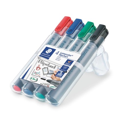 LOT de 4 Staedtler Lumocolor Permanent