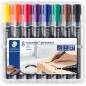LOT de 8 Staedtler Lumocolor Permanent LOT de 8 Staedtler Lumocolor Permanent