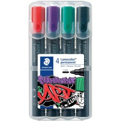 lot 4 marqueurs Staedtler Lumocolor
