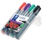 LOT de 4 Staedtler Lumocolor Permanent