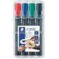 LOT de 4 Staedtler Lumocolor Permanent LOT de 4 Staedtler Lumocolor Permanent