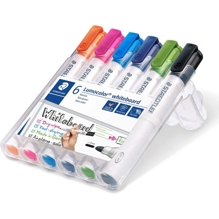 LOT de 6 Marqueur tableau blanc Staedtler