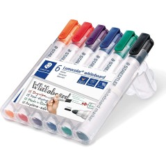 LOT de 6 Marqueur tableau blanc Staedtler