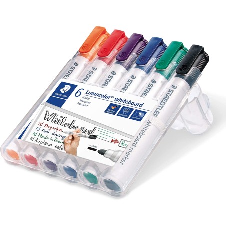 LOT de 6 Marqueur tableau blanc Staedtler