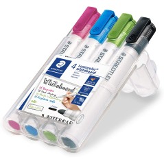 LOT de 4 Marqueur tableau blanc Staedtler