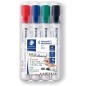 LOT de 4 Marqueur tableau blanc Staedtler LOT de 4 Marqueur tableau blanc Staedtler