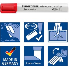 marqueur tableau blanc Staedtler rouge