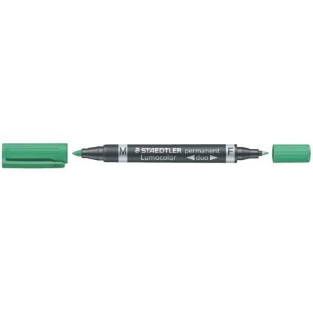 Marqueur duo vert Staedtler Lumocolor