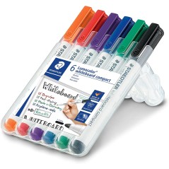 LOT de 6 Marqueur tableau blanc Staedtler