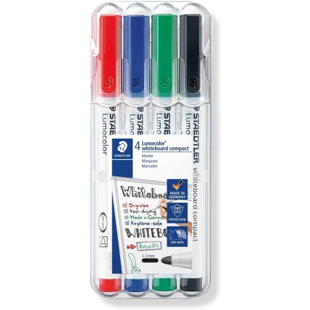 ✅ LOT de 4 Marqueur tableau blanc Staedtler couleur en stock