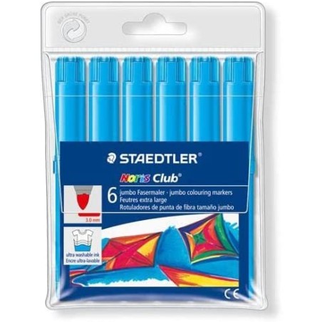 ✅ Staedtler Aq. 6 Mks. Bleu clair couleur en stock