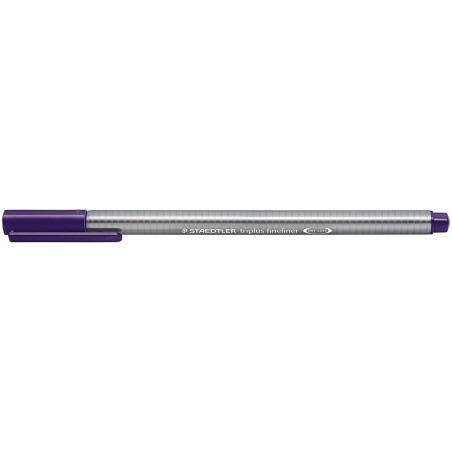 Fineliner Staedtler Triplus 334 - Lot de 10 - Violet rougeâtre