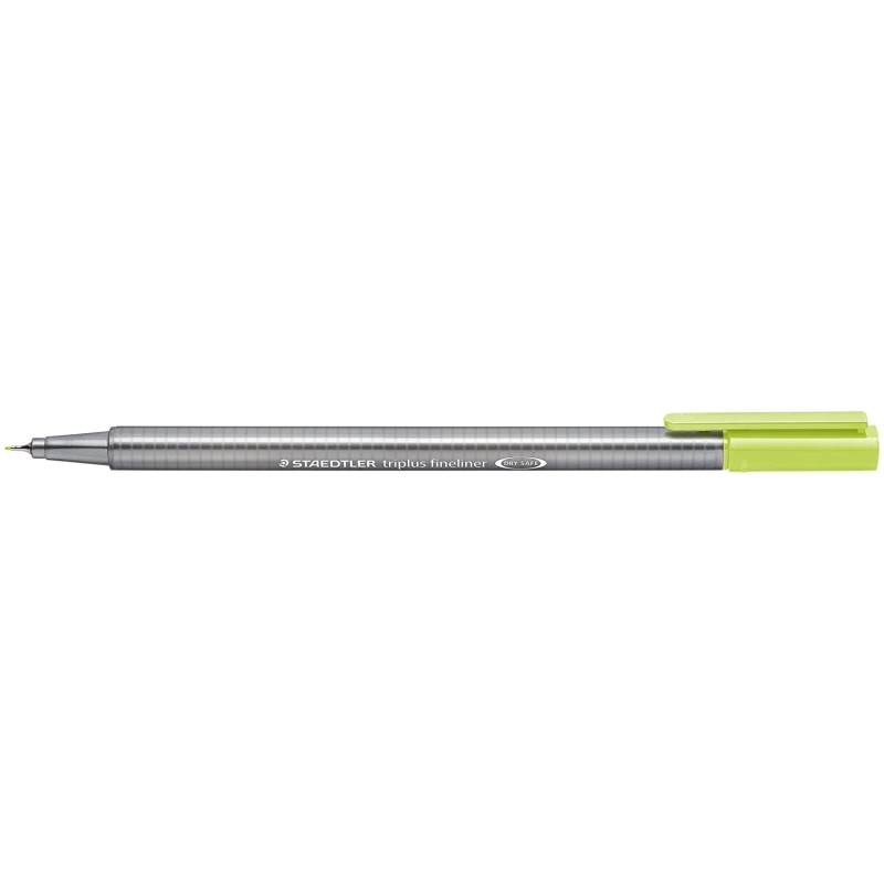 Fineliner Staedtler Triplus 334 - Lot de 10 - Vert citron 0,3 mm