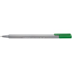 ✅ LOT de 10 Staedtler Triplus Fineliner 334 Stylo Fineliner - Ligne 0,3 mm - Encre à base d'eau - Couleur vert en stock
