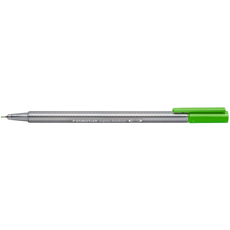 Fineliner Staedtler Triplus 334 Vert Clair 0,3 mm - Lot de 10
