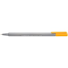 ✅ LOT de 10 Staedtler Triplus Fineliner 334 Stylo Fineliner - Ligne 0,3 mm - Encre à base d'eau - Couleur orang en stock