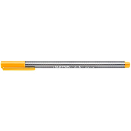 Fineliner Staedtler Triplus 334 - Lot de 10 - Orange fluo 0,3 mm