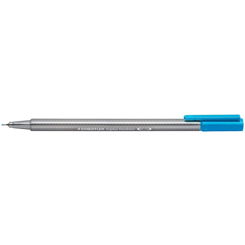 Fineliner Staedtler Triplus 334 - Lot de 10 - Cyan 0,3 mm