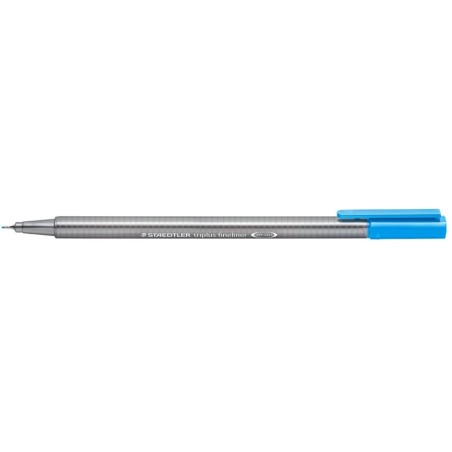 ✅ LOT de 10 Staedtler Triplus Fineliner 334 Stylo Fineliner - Ligne 0,3 mm - Encre à base d'eau - Couleur bleu en stock