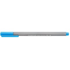 Fineliner Staedtler Triplus 334 - Lot de 10 - Bleu clair 0,3 mm

